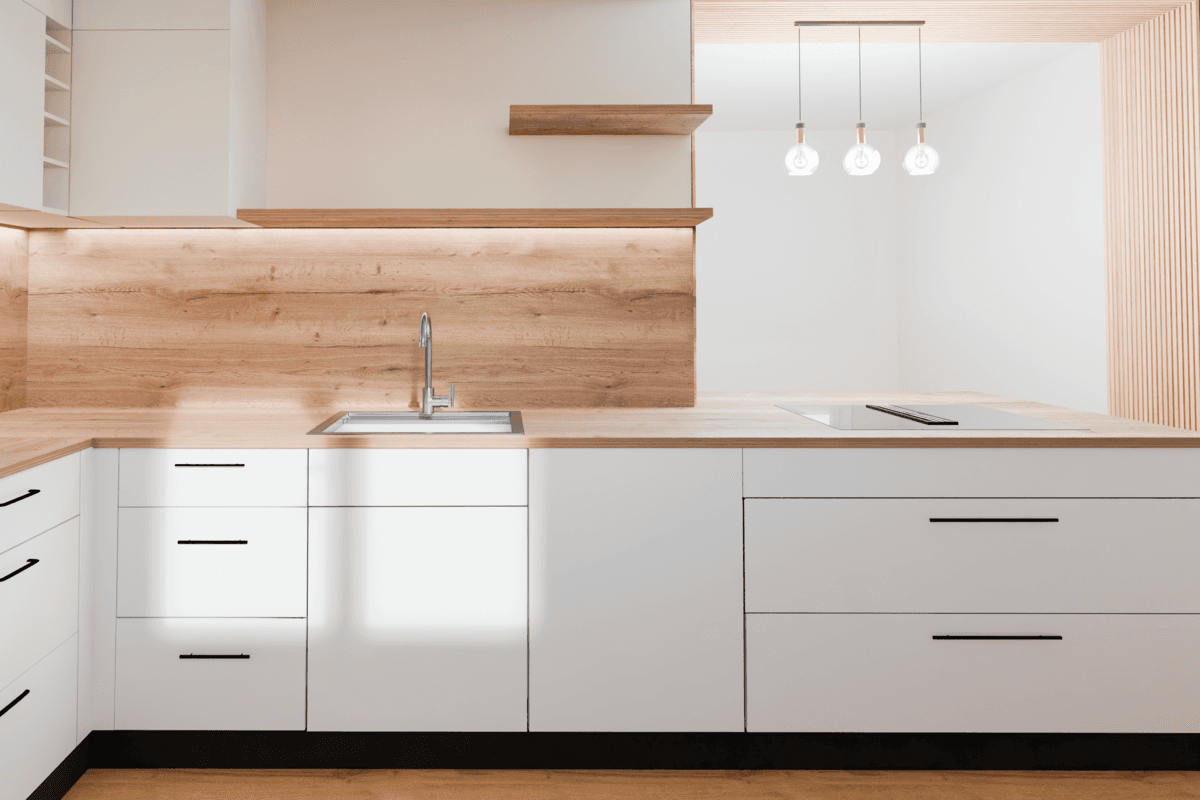 3D vizualizace: Kuchyně krásná – pohled 2